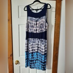 Y2K Jessica Tie Dye Print Tank Dress